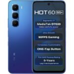 Infinix Hot 60 5G, 6GB RAM, 128GB - Blue