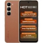 Infinix Hot 60 5G, 6GB RAM, 128GB - Caramel