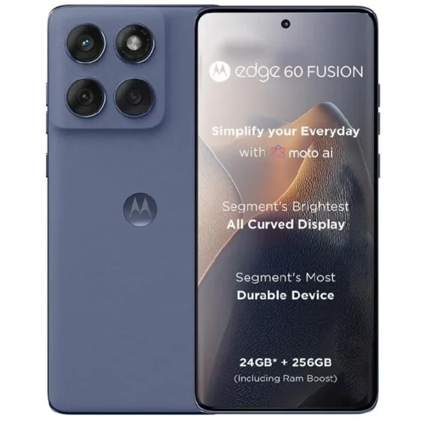 Motorola Edge 60 Fusion 5G, 8GB RAM, 256GB Storage, Dual SIM